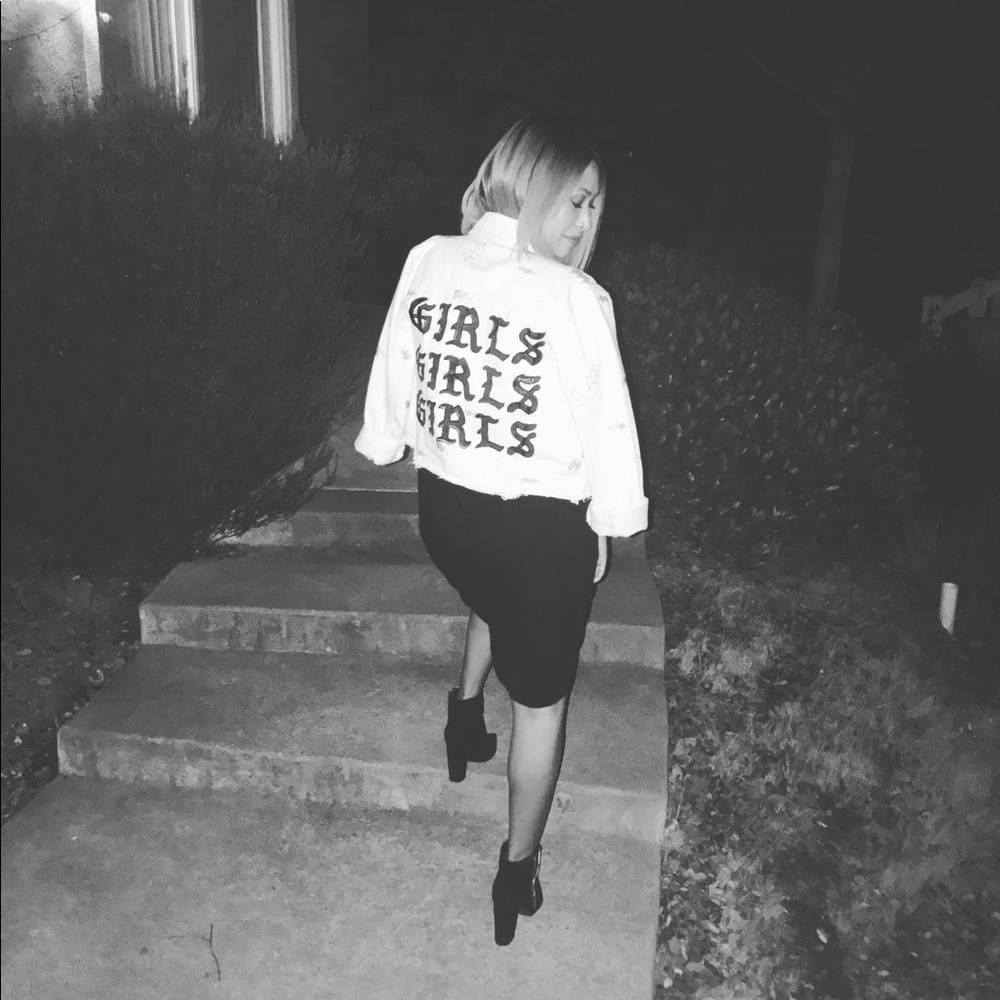 F21 Girls, Girls, Girls Denim Jacket